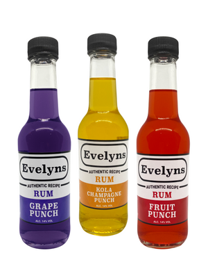 Evelyns Rum Punch | Trio Mix | X24 Bottles |14% Vol | 290ml