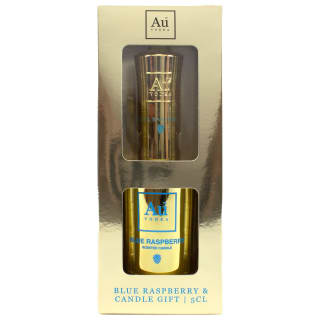 AU Blue Raspberry Vodka & Candle Gift Set