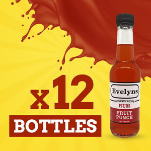 Evelyns Rum Punch | Fruit Punch | X12 Bottles| 14% Vol | 290ml