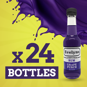 Evelyns Rum Punch | Grape | X24 Bottles | 14% Vol | 290ml