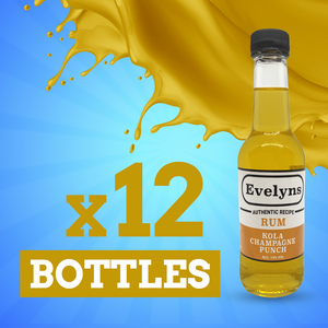 Evelyns Rum Punch | Kola Champagne | X12 Bottles | 14% Vol | 290ml